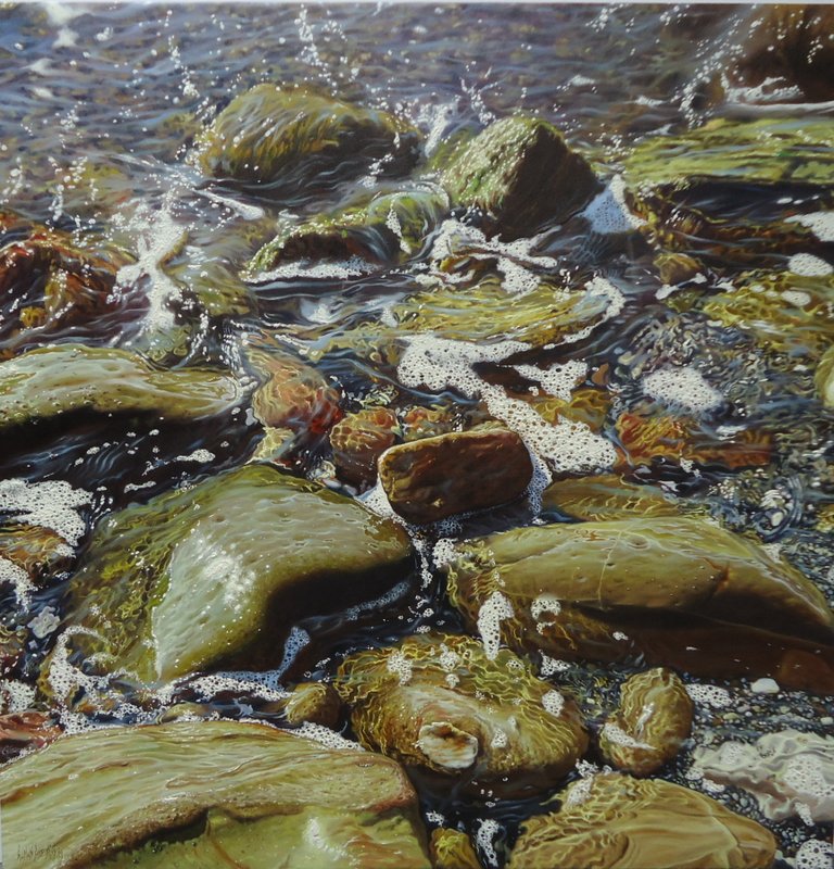 Sunlit
                    Rocks and Water