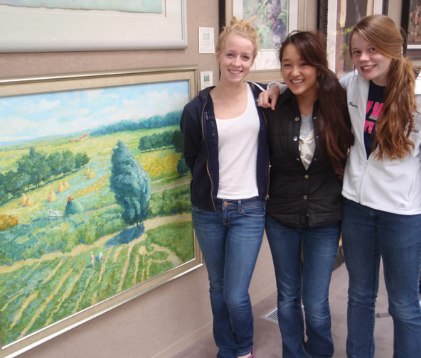 East
                                Lansing High School art students
