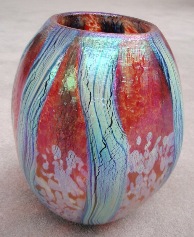Coral
                    Ribbon Vase