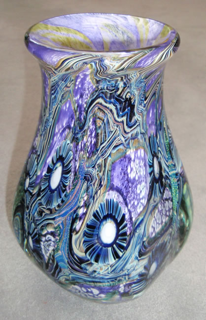 Deep sea
                    large purple vase