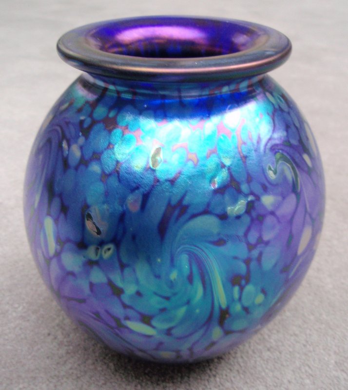 Starry Night Round Vase