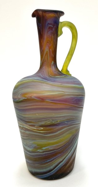 One
                    handle tall vase extended neck