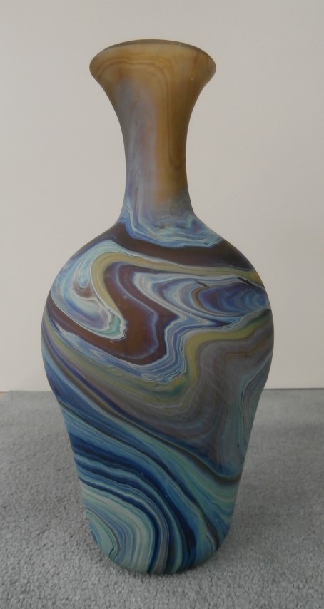 Extended neck vase
