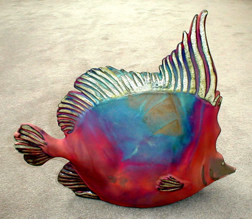 Large raku fish