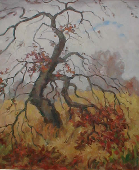 Ponsen Portrait Of An Old Tree In Late Autumn