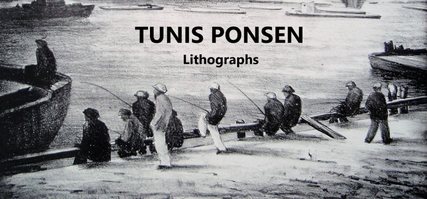 Tunis Ponsen lithographs at
        Saper Galleries