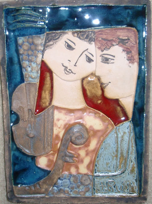 Couple with Instrument