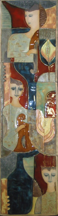 Three Figures in Three Panels