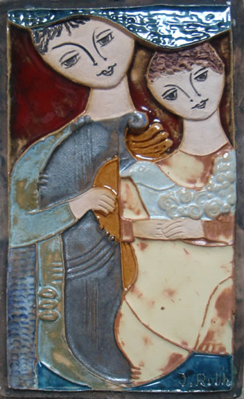 Couple with dove