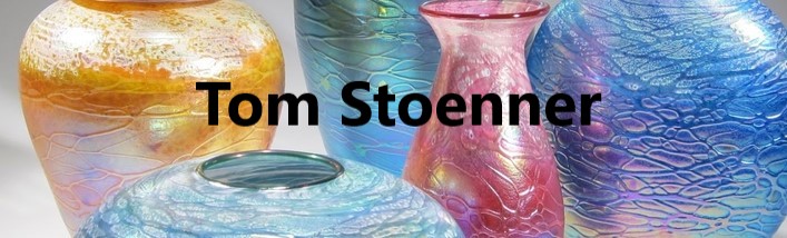 Tom
        Stoenner hand-blown glass at Saper Galleries